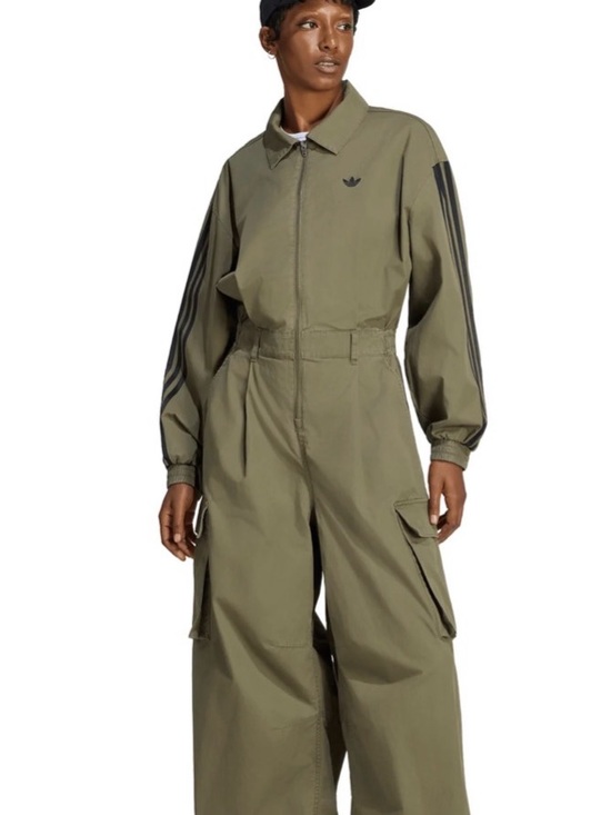 adidas Pants - BRAND NEW Adidas Olive Green Utility Jumpsuit